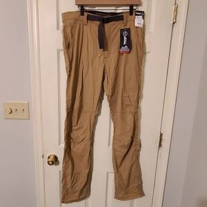 Wranglers Men's Tan Pants with Belt